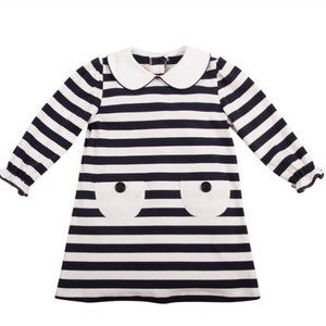 Petunia Play Dress Stripe Peter Pan Collar Dress